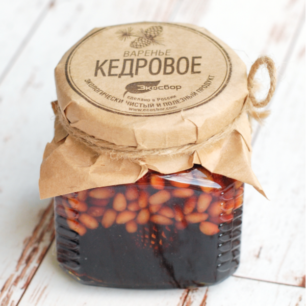 Варенье кедровое 250 гр Экосбор